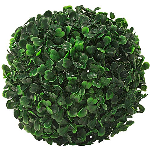 Decovego Deko Buchsbaum Auswahl 8-55 cm Künstlich Buchsbaumkugel Kugel Künstliche Pflanzen Pflanze Buchskugel Kunstpflanze, Durchmesser:18 cm von Decovego