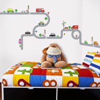 Decowall Dw-1204 10 Transporte Und Straßen Wandsticker von DecowallWallStickers