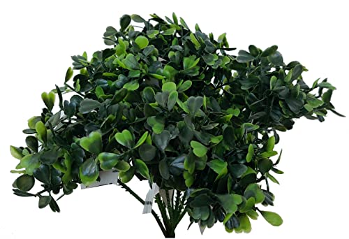 Decpero Buchsbaumpick künstlich I 12 Stück I 17 cm I Buchs Stiel künstlich von Decpero