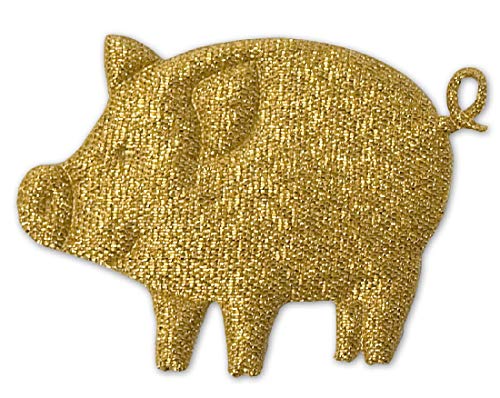 Decpero Glücksschweinchen Streudeko/Gold / 5cm / 20 Stück von Decpero