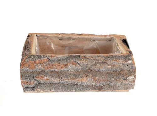 Decpero Holzkiste I Pflanzkiste I mit Folie I 23 x 14 x 8 cm von Decpero