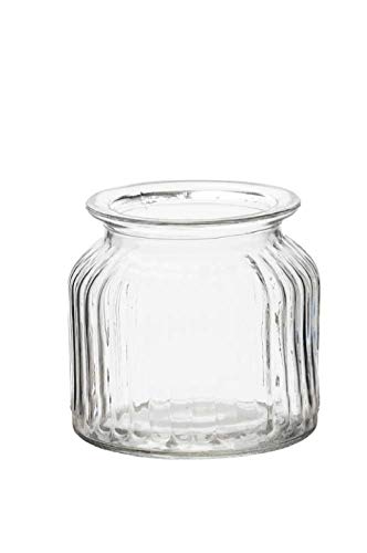 Decpero Rundrandglas Vintage/geriffelte Optik / Ø11xH10.5cm / 1 Stück Decpero Rundrandglas Vintage/geriffelte Optik / Ø11xH10.5cm / 1 Stück von Decpero