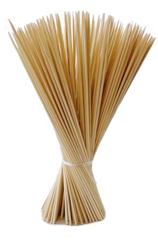 Decpero Splittstäbe Natur I Länge 50 cm I Ø 5 mm I 100 Stück I Rankhilfe I Rankstäbe von Decpero