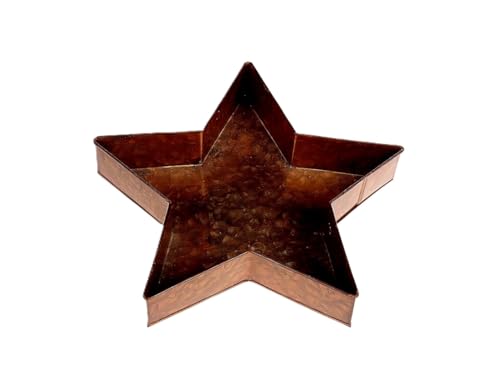Decpero Sterntablett Metall I Kupfer I Ø 33 cm I 1 Stück von Decpero