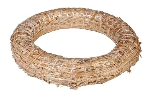 Decpero Strohkranz Natur I Ø 15 x 2 cm I Strohrömer von Decpero
