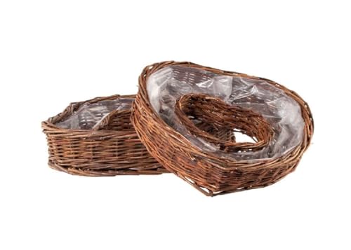 Pflanzherz aus Naturweide I 2er Set I 30 + 38 cm I Weidenherz Pflanzherz aus Naturweide I 2er Set I 30 + 38 cm I Weidenherz von Decpero