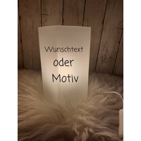 Personalisierte Glaslampe Mit Wunschmotiv Oder Text Inkl. Glühbirne Personalisierte Glaslampe Mit Wunschmotiv Oder Text Inkl. Glühbirne von DedesGravierstube