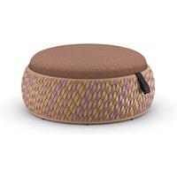 Dedon DALA Lounge Hocker Ø 96 cm inkl. Sitzkissen von Dedon