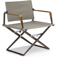 Dedon SEAX Lounge Sessel Aluminium/Teak von Dedon