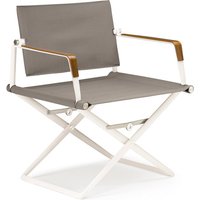 Dedon SEAX Lounge Sessel Aluminium/Teak von Dedon