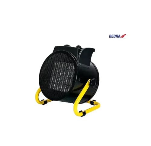 DEDRA Elektroheizer PTC 3,0 kW, rund, schwarz, mit Ständer DED9931C, keramisches Heizelement, für gut isolierte Räume, Thermostat, Überhitzungsschutz, Temperaturregelung, drei Betriebsarten DEDRA Elektroheizer PTC 3,0 kW, rund, schwarz, mit Ständer DED9931C, keramisches Heizelement, für gut isolierte Räume, Thermostat, Überhitzungsschutz, Temperaturregelung, drei Betriebsarten von Dedra