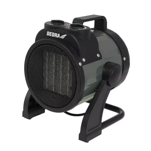 Elektrischer PTC-Heizlüfter 2,0 kW, rund, schwarz DEDRA DED9930C2 mit keramischem Heizelement, für gut isolierte Räume, Thermostat, Überhitzungsschutz, drei Betriebsarten Elektrischer PTC-Heizlüfter 2,0 kW, rund, schwarz DEDRA DED9930C2 mit keramischem Heizelement, für gut isolierte Räume, Thermostat, Überhitzungsschutz, drei Betriebsarten von Dedra