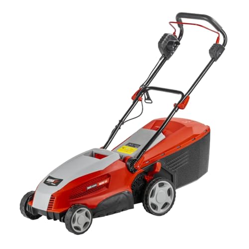 Elektro-Rasenmäher Garden DEDRA, Schnittbreite 360 mm, Alle Grasarten - 40 l Fangsack, 1600W, 20-70 mm Schnitth. Zusammenklappbar, Gewicht 15,5kg mit ergonomischer Griff von Dedra