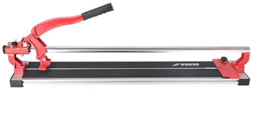 Fliesenschneider, manuelle Fliesenschneidmaschine DEDRA, 800 mm, 80 cm, mit Kugellager, Führungsschiene mit „X“-Profil, Aluminium-Chassis, mit gummierter Arbeitsplatte von Dedra