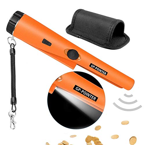 DeeAWai Pinpointer Tragbar Metalldetektor IP66 Wasserdichter Metall PinPointer leichtem Gewicht Hochempfindlicher 360°Scan Goldmünzen-Metallsuchgerät von DeeAWai