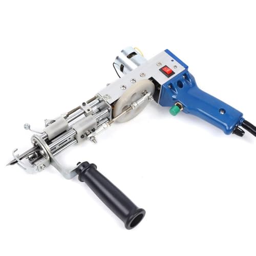 DeeDuud Elektrischer Teppich Tufting Gun, 9–21 mm Pistole Rug Gun Machine Starter 50 W Hochgeschwindigkeits-Teppichweber von DeeDuud