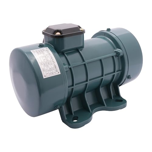 Vibrationsmotor Asynchroner Vibration Motor 2840 U/min mit Exzenterblöcken für Bergbau Metallurgie Kohle Elektrizität Bauwesen (550W Blau) von DeeDuud