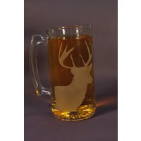 Big Buck Etched 11 Oder 26 Oz Becher von DeeLuxDesigns
