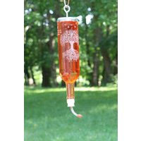 Geätzter Baum Des Lebens Recycled Weinflasche Kolibri Feeder von DeeLuxDesigns