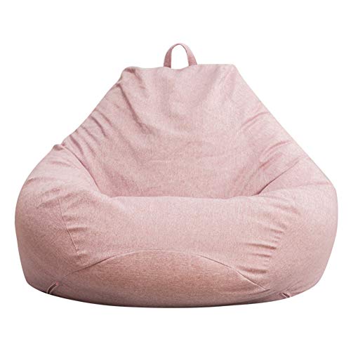 Deeabo Große Sitzsack Cover Sitzsackabdeckung, Lazy Lounger Sitzsackaufbewahrung Stuhlabdeckung Sofa Einfarbig Schlichtes Indoor Lazy Lounger Abdeckung für Erwachsene Kinder,(ohne Füllung) 75 * 95CM von Deeabo