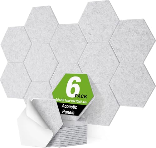 Akustikplatten selbstklebend, Deecam 30X26X1 CM Hohe Dichte Akustikpaneele, Schwer Entflammbar/Schallschutz/Schmücken für Tür/Wanddekoration/Decken und Akustische Behandlung Akustikplatten selbstklebend, Deecam 30X26X1 CM Hohe Dichte Akustikpaneele, Schwer Entflammbar/Schallschutz/Schmücken für Tür/Wanddekoration/Decken und Akustische Behandlung von Deecam