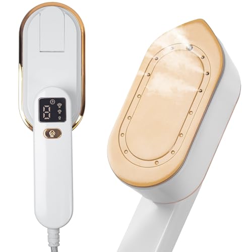 Dampfbügeleisen Mini mit LED-Anzeige(16x7.5x11cm),Deecam 180° Faltbares Tragbares Klein Bügeleisen Dampf Handgerät Bügeleisen Dampf 1200W 150ML iron 9s Schnelles Aufheizen 3 Dampfstufen Dampfbügeleisen Mini mit LED-Anzeige(16x7.5x11cm),Deecam 180° Faltbares Tragbares Klein Bügeleisen Dampf Handgerät Bügeleisen Dampf 1200W 150ML iron 9s Schnelles Aufheizen 3 Dampfstufen von Deecam