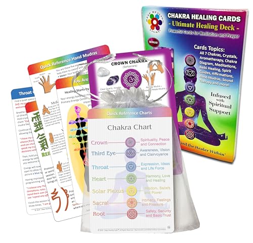 Deep Healing Light Deck of Chakra Healing Cards: Deep Healing Collection with Affirmations, Meditations, Charakteristics, Spirit Guides, Aromatherapie-Info von Deep Healing Light