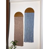 Deepb Boho Wandbehang - Halbmond Makramee Textile Kunst Wanddekoration Deepb Boho Wandbehang - Halbmond Makramee Textile Kunst Wanddekoration von DeepBCreations