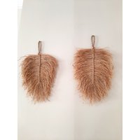 Deepb Raffia-Blatt-Wanddekoration - 2 Stück Natürlicher Bast-Wandbehang Boho-Wanddekoration Boho-Bast-Wandkunst Heimdekoration Deepb Raffia-Blatt-Wanddekoration - 2 Stück Natürlicher Bast-Wandbehang Boho-Wanddekoration Boho-Bast-Wandkunst Heimdekoration von DeepBCreations