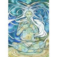 Dankbarkeits-Druck Göttliche Frau Aquarellkunst - Transformational Gaia Dankbarkeits-Druck Göttliche Frau Aquarellkunst - Transformational Gaia von DeepColouredWater