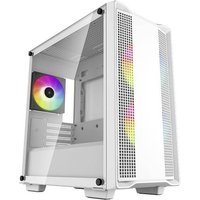 DeepCool CC360 Micro-Tower PC-Gehäuse Weiß 3 Vorinstallierte LED Lüfter von DeepCool