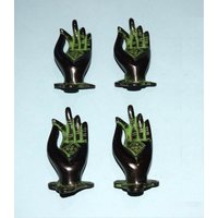 04 Stück Handknäufe | Messing Hand Schubladengriffe Damen Tisch Schubladen Dekor 04 Stück Handknäufe | Messing Hand Schubladengriffe Damen Tisch Schubladen Dekor von DeepEnlightenment