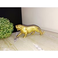 Brüllender Tiger Figur Statue | Messing Wildkatze Tischdekoration Skulptur Brüllender Tiger Figur Statue | Messing Wildkatze Tischdekoration Skulptur von DeepEnlightenment