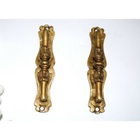 Eulen Gesicht Türgriff | Kunsthandwerk Messing Schrank-Schubladen-Griffgarnitur von DeepEnlightenment