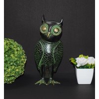 Eule Nacht Vogel Statue | Design Handgemachte Tischdeko Showpiece von DeepEnlightenment
