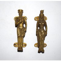 Exquisiter König Königin Türgriff | Messing Royal King Queen Schrank Schublade Dekor von DeepEnlightenment