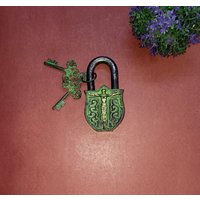 Herr Jesus Christus Pad Lock | Religiöses Design Türsicherheitsschloss von DeepEnlightenment