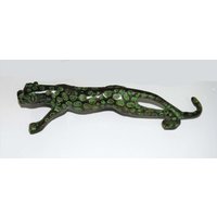 Jaguar Form Türgriff Paar | Messing Panther Türzieher Haupttürgriff Set von DeepEnlightenment