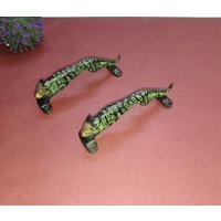 Jaguar Türgriff | Wildtier Nachziehset Schrankgriff-Paar Griff von DeepEnlightenment