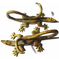 Messing Krokodil Monster Türgriff Paar | Griff Eidechse Haupttor Willkommen Dekor von DeepEnlightenment