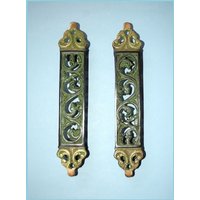 Messing Royal Ägypten Türgriffe Paar | Verschnörkte Blumen Design Haustor Puller Badezimmer Vanity Modern Home Akzent Messing Royal Ägypten Türgriffe Paar | Verschnörkte Blumen Design Haustor Puller Badezimmer Vanity Modern Home Akzent von DeepEnlightenment