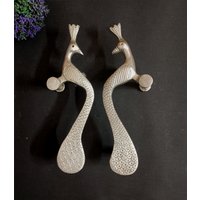 Griffe Im Pfau Design | Messing Vogel Türgriff Haustürgriff von DeepEnlightenment