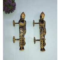 Buddha Türgriff | Einzigartige Form Dekorativer Handgemacht Messing Pull von DeepEnlightenment