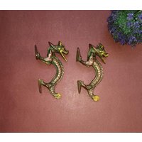 Türgriff Monsterdrache | Kunsthandwerk Drachengriff Religiöse Thema Dekoration von DeepEnlightenment