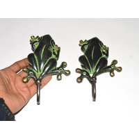 Wanddekor Frosch Haken Set | Messing Handarbeit Toad Figur Zeichenzimmer Wandbehang Wanddekor Frosch Haken Set | Messing Handarbeit Toad Figur Zeichenzimmer Wandbehang von DeepEnlightenment