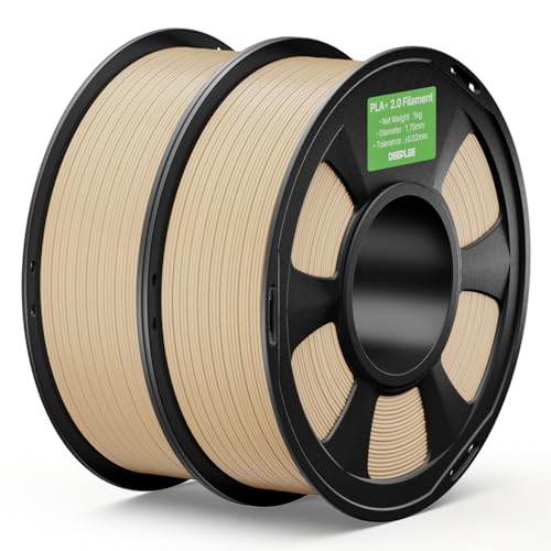 DEEPLEE PLA+ 2.0 Filament 1.75mm, Stärkere Zähigkeit 3D Drucker Filament, Beige 2KG, Upgrade PLA Plus 3D Printer Filament, High Speed PLA+ Filament für die meisten FDM 3D Drucker DEEPLEE PLA+ 2.0 Filament 1.75mm, Stärkere Zähigkeit 3D Drucker Filament, Beige 2KG, Upgrade PLA Plus 3D Printer Filament, High Speed PLA+ Filament für die meisten FDM 3D Drucker von Deeplee