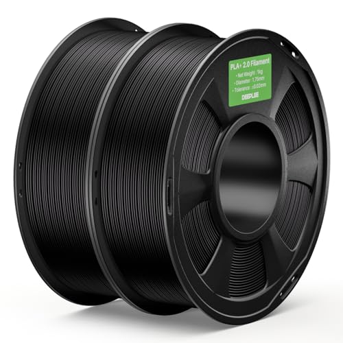DEEPLEE PLA+ 2.0 Filament 1.75mm, Stärkere Zähigkeit 3D Drucker Filament, Schwarz 2KG, Upgrade PLA Plus 3D Printer Filament, High Speed PLA+ Filament für die meisten FDM 3D Drucker DEEPLEE PLA+ 2.0 Filament 1.75mm, Stärkere Zähigkeit 3D Drucker Filament, Schwarz 2KG, Upgrade PLA Plus 3D Printer Filament, High Speed PLA+ Filament für die meisten FDM 3D Drucker von Deeplee