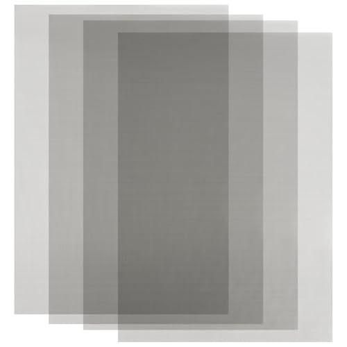 Drahtgitter Feinmaschig Edelstah, 4 Stück Metallgitter Edelstahl Gitter, 100 Mesh Drahtgeflecht, für Insektenschutzgitter, Mäusegitter, Filternetz, Lüftungsgitter(210 x 300mm) Drahtgitter Feinmaschig Edelstah, 4 Stück Metallgitter Edelstahl Gitter, 100 Mesh Drahtgeflecht, für Insektenschutzgitter, Mäusegitter, Filternetz, Lüftungsgitter(210 x 300mm) von Deepton