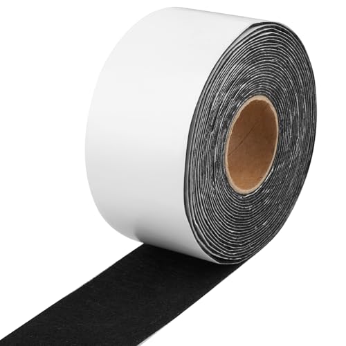 Filzgleiter Selbstklebend, 6m Filz Selbstklebend, 5cm Breit Leicht Zuschneidbar Filzgleiter Rolle, Schneidbar Filzband für Stühle und Möbel, Schwarze Filzrolle, Bodenschoner Filzgleiter Selbstklebend, 6m Filz Selbstklebend, 5cm Breit Leicht Zuschneidbar Filzgleiter Rolle, Schneidbar Filzband für Stühle und Möbel, Schwarze Filzrolle, Bodenschoner von Deepton