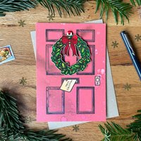 Weihnachtskranz Andenken Dekoration Briefkasten Geschenk von DeerandSparrowStore